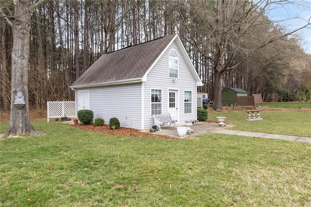 exterior space featuring entry steps