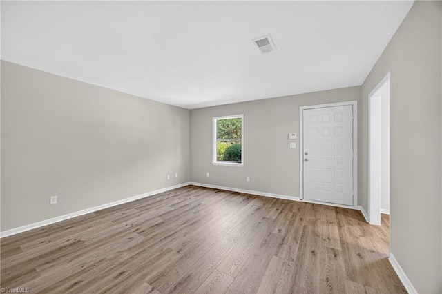 1814 Guyer St Unit A, High Point, NC 27265 - empty room featuring wood finished floors and baseboards