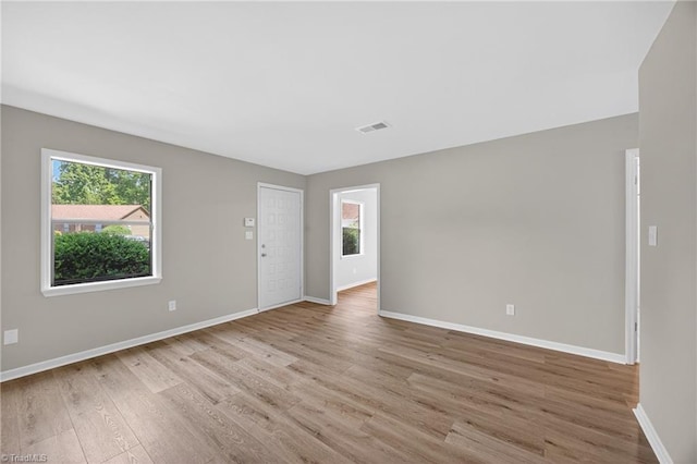 1814 Guyer St Unit A, High Point, NC 27265 - spare room with light wood finished floors and baseboards