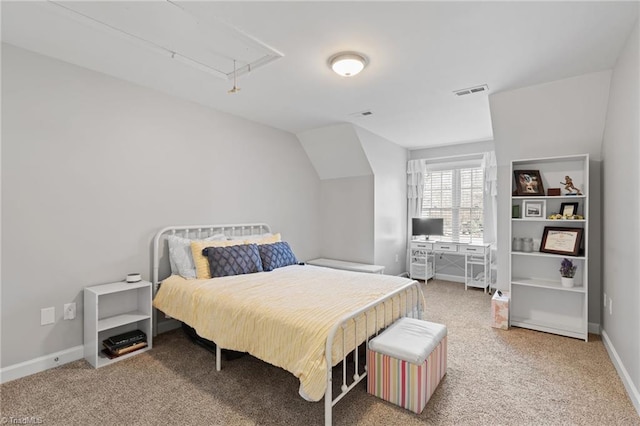 bedroom featuring carpet flooring