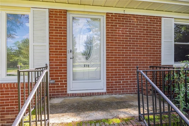 610 Frye Bridge Rd, Clemmons, NC 27012 - entrance to property with brick siding