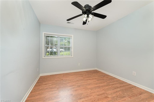 5921 Election Oak Dr, High Point, NC 27265 - spare room featuring light wood finished floors, baseboards, and a ceiling fan