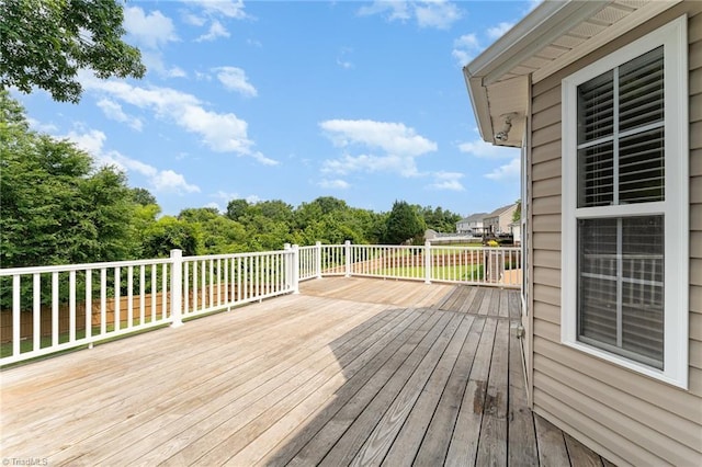 5921 Election Oak Dr, High Point, NC 27265 - view of wooden terrace