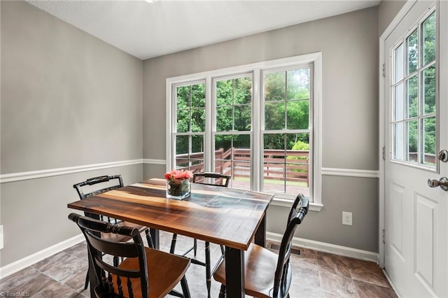 7145 Franklin Rd, Lewisville, NC 27023 - dining room with healthy amount of natural light