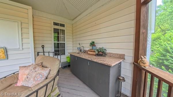 5110 Hartridge Way, Greensboro, NC 27407 - view of deck