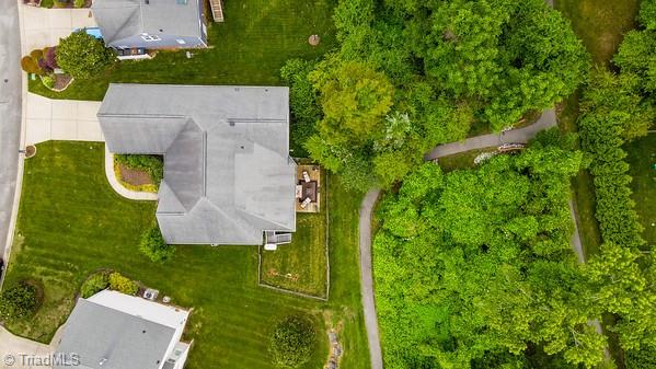 5110 Hartridge Way, Greensboro, NC 27407 - drone / aerial view