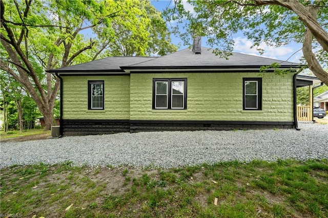 308 Worrell St, Thomasville, NC 27360 - rear view of house featuring roof with shingles