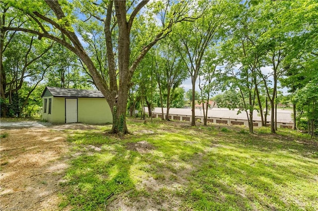 308 Worrell St, Thomasville, NC 27360 - view of yard with an outdoor structure