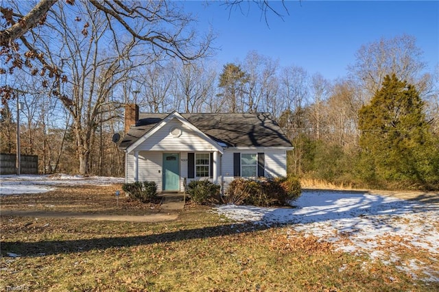 view of front of home