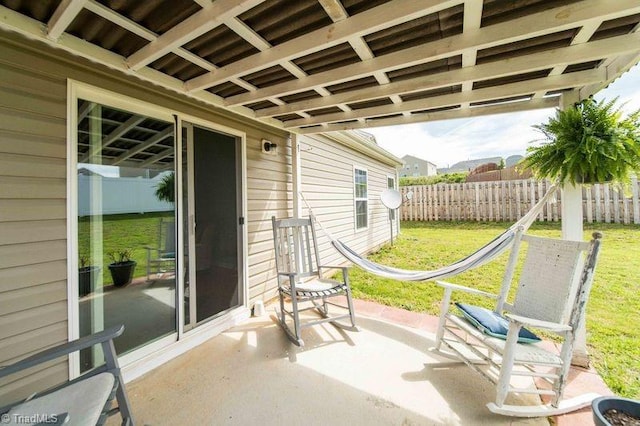 view of patio