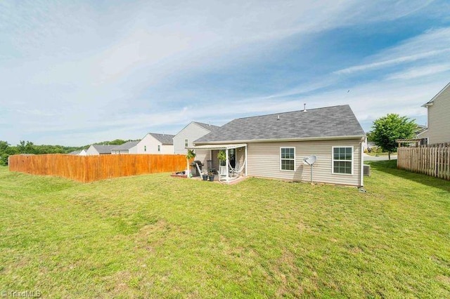 rear view of house featuring a patio area