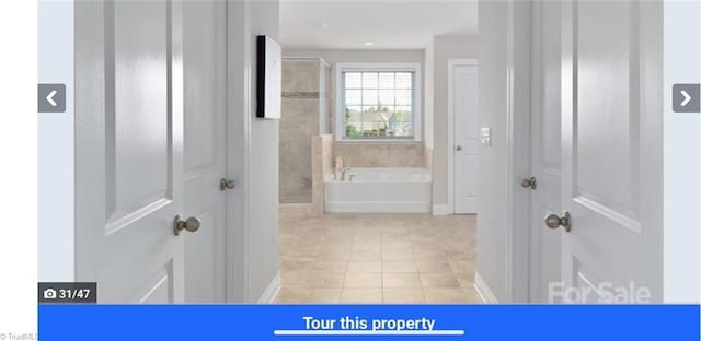 7464 Albemarle Ct, Denver, NC 28037 - corridor with tile patterned flooring and baseboards