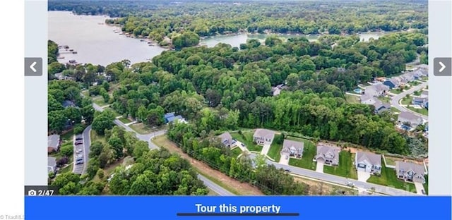 7464 Albemarle Ct, Denver, NC 28037 - aerial view of a forest and a nearby body of water