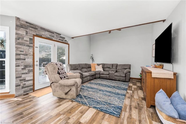 1705 Braemore Ct, Kernersville, NC 27284 - living area with light wood-type flooring