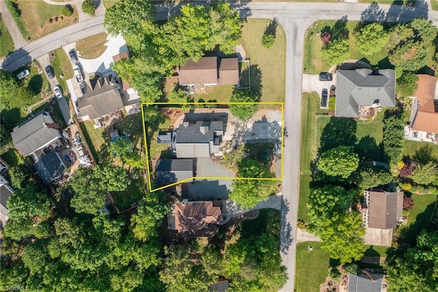 1705 Braemore Ct, Kernersville, NC 27284 - aerial view featuring a residential view