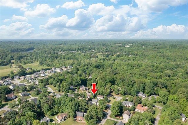 1705 Braemore Ct, Kernersville, NC 27284 - drone / aerial view with a forest view