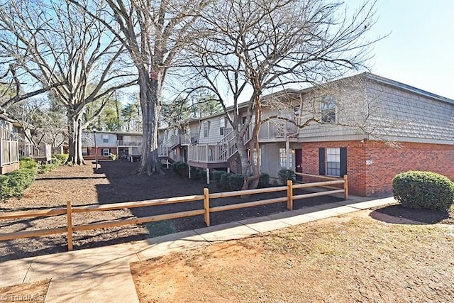 view of front of property