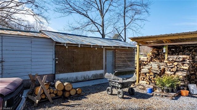 view of outbuilding