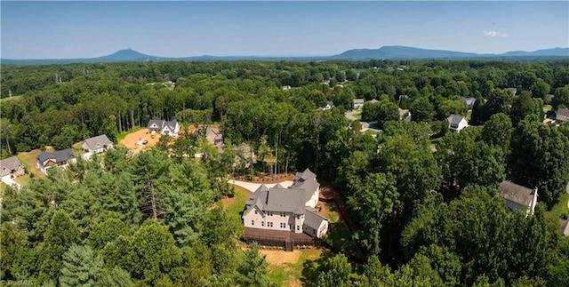 128 Provence Ct, King, NC 27021 - bird's eye view of a forest and a mountainous background