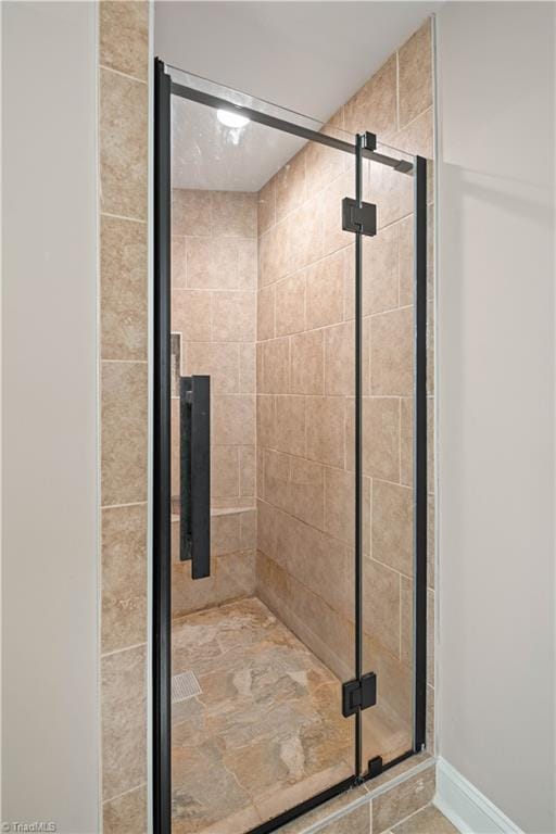 128 Provence Ct, King, NC 27021 - full bathroom with a shower stall