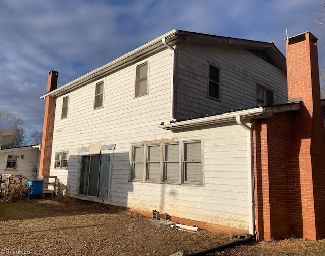 view of rear view of property