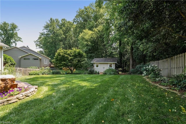 7 Pineburr Ct, Greensboro, NC 27455 - view of yard featuring an outdoor structure