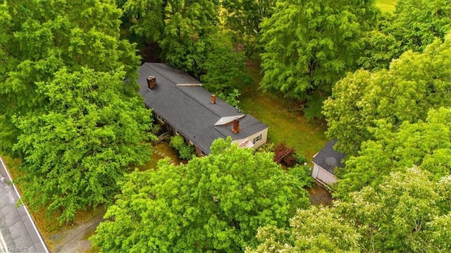 view from above of property