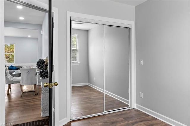 view of closet