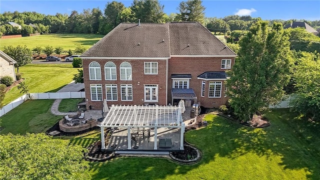8501 Julina Dr, Oak Ridge, NC 27310 - back of property featuring a patio area