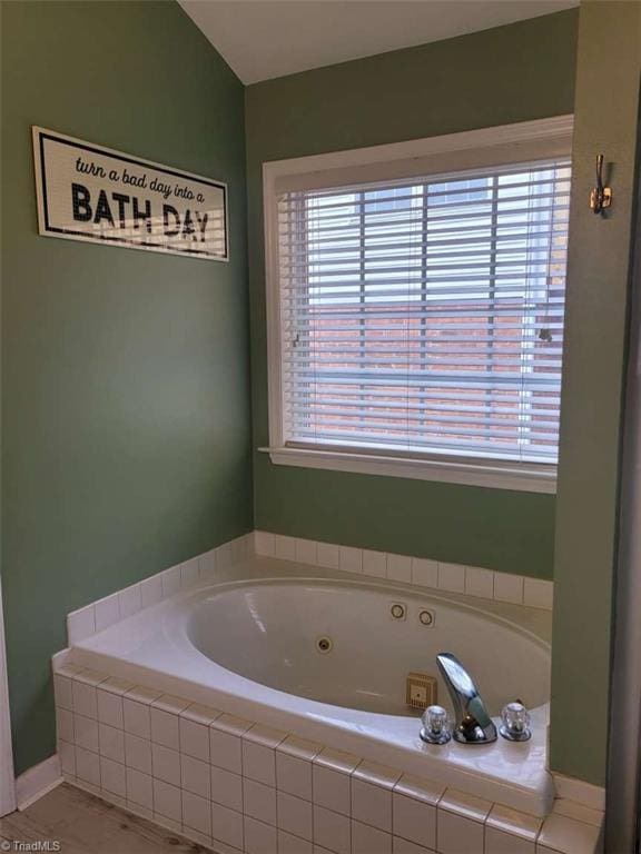 5125 Old Plantation Cir, Winston-Salem, NC 27104 - full bath featuring plenty of natural light and a tub with jets