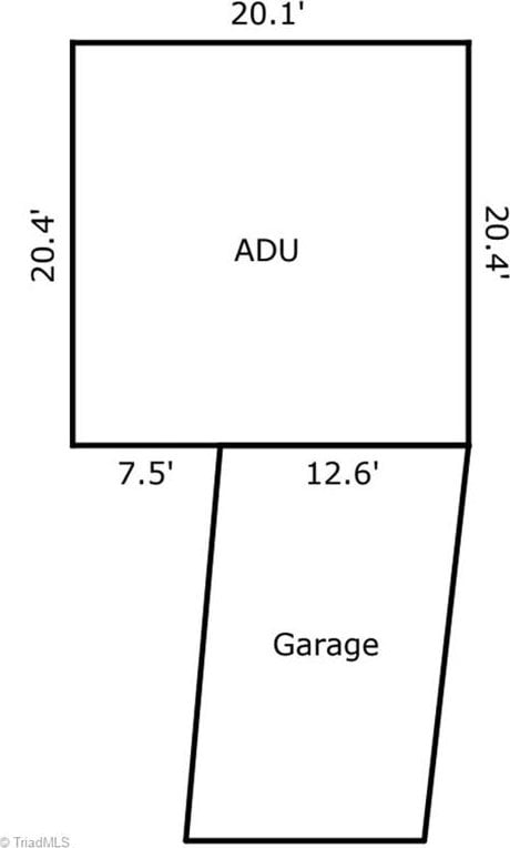 210 W Parkway Ave, High Point, NC 27284 - floor plan / room layout