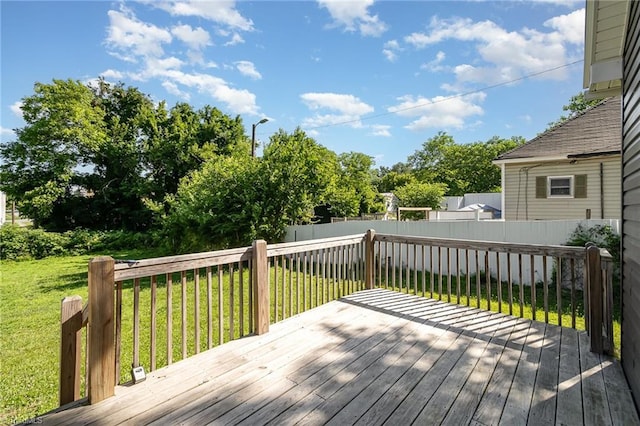 304 Ingram St, Thomasville, NC 27360 - view of wooden terrace