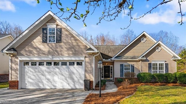 view of front of home with driveway