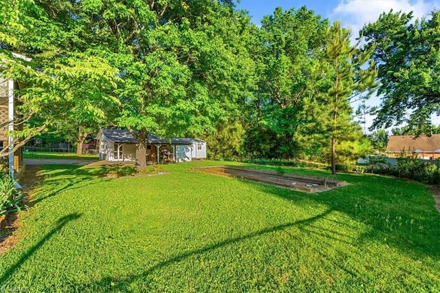 view of yard