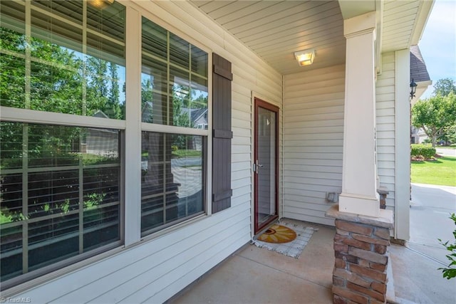 301 Summerwalk Rd, Greensboro, NC 27455 - entrance to property featuring a porch