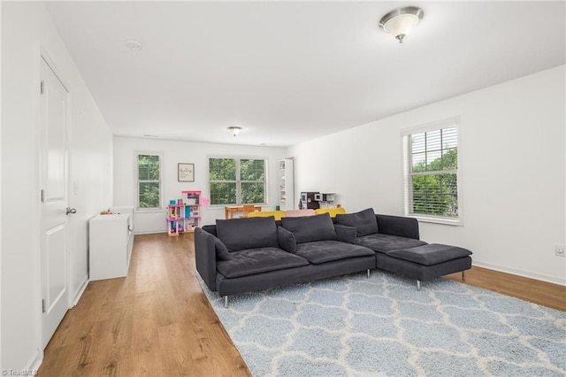 301 Summerwalk Rd, Greensboro, NC 27455 - living area featuring healthy amount of natural light and wood finished floors