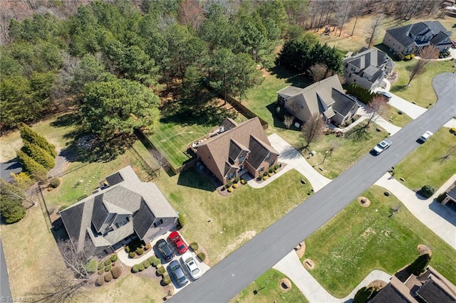 bird's eye view featuring a residential view