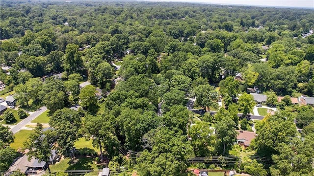 506 Audubon Dr, Greensboro, NC 27410 - aerial view of property's location featuring a heavily wooded area