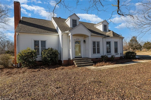 view of cape cod-style house