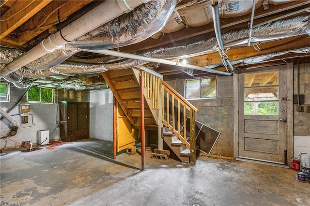 1093 Gordon Rd, Pinnacle, NC 27043 - below grade area with stairs