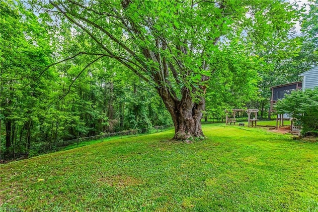 1093 Gordon Rd, Pinnacle, NC 27043 - view of grassy yard