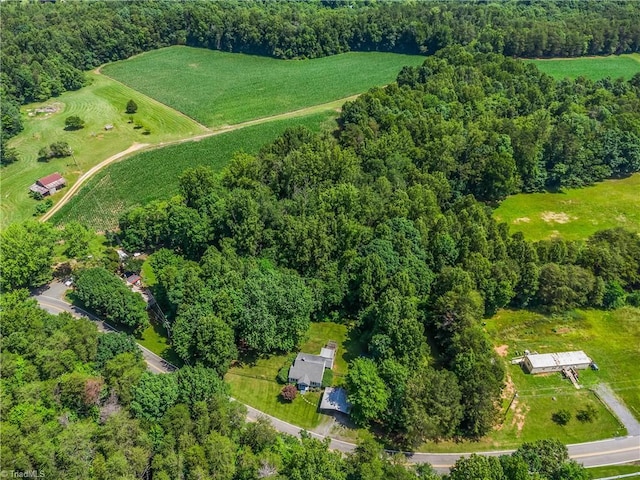 1093 Gordon Rd, Pinnacle, NC 27043 - aerial view of property's location featuring a heavily wooded area