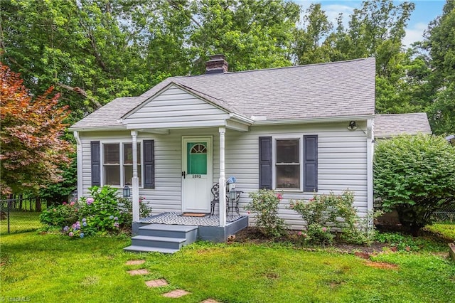 1093 Gordon Rd, Pinnacle, NC 27043 - bungalow with a chimney and a shingled roof
