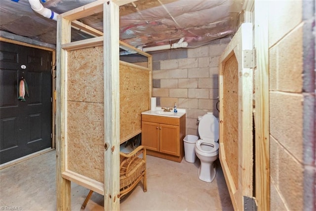 151 N Shore Dr, Lexington, NC 27292 - unfinished basement featuring a sink