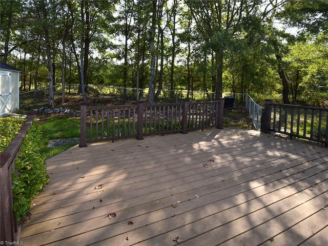 view of deck