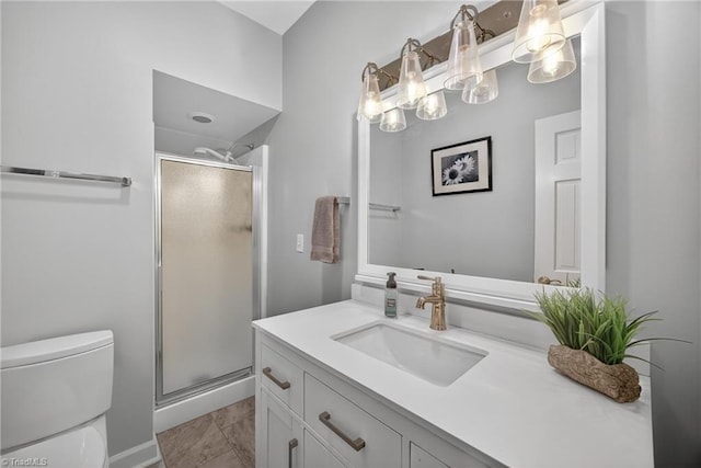 1901 Runnymede Rd, Winston-Salem, NC 27104 - bathroom with vanity and a shower stall