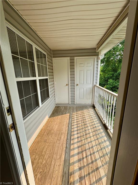 733 Rivertree Ln, Winston-Salem, NC 27103 - view of wooden terrace