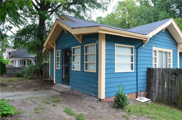 view of outdoor structure