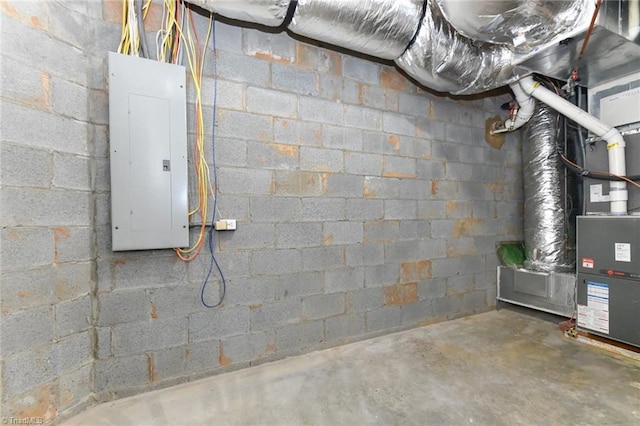 utility room featuring electric panel