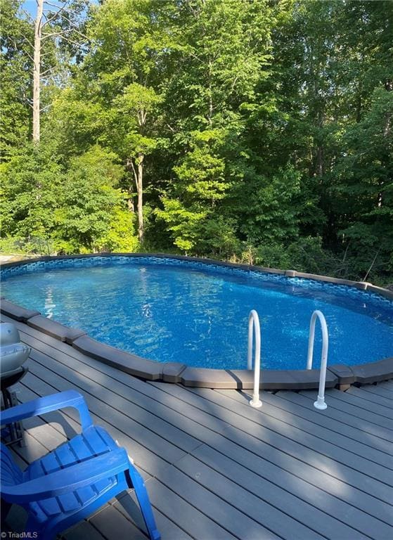view of pool